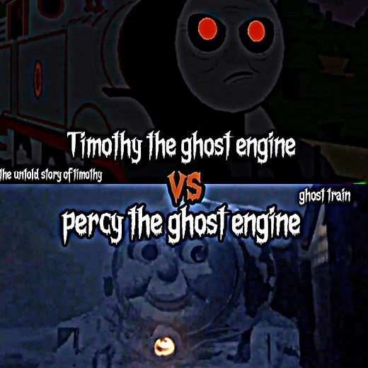 Timothy the ghost engine vs percy the ghost train (overkill)