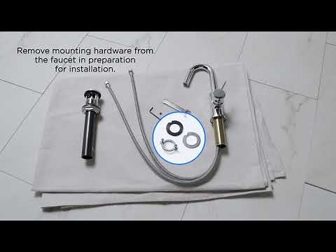 How to Install a Gerber Single Handle Bathroom Faucet