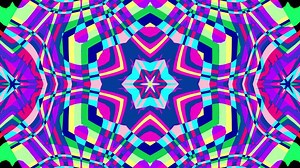 A vj loop of geometrical psychedelic pattern
