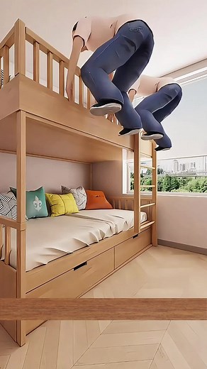Creative Bedroom Design for Two Girls