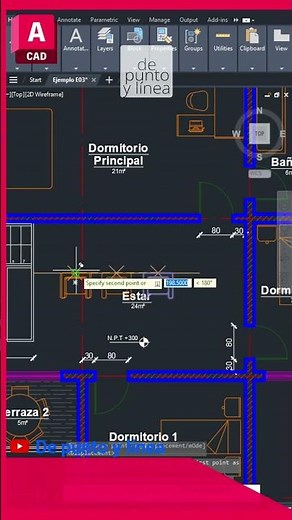How to divide an object into equal parts in AutoCAD