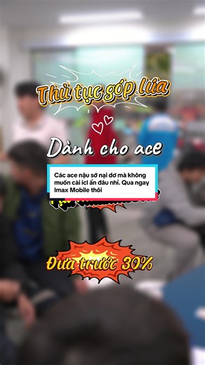 Khuyến mãi đặc biệt tại Imax Mobile: Cầm máy không cài iCloud