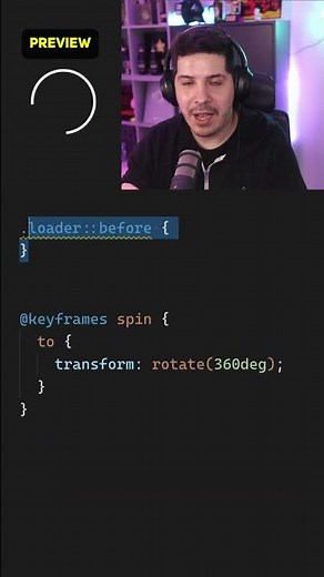 Crea un LOADER de CARGA moderno con HTML y CSS - ¡En menos de un minuto!