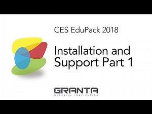 Installation and support in CES EduPack 2018 (part 1 of 2)