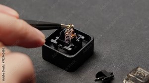 Technical Repair and Assembly Of Electronic Components Of Mechanical Keyboard Key