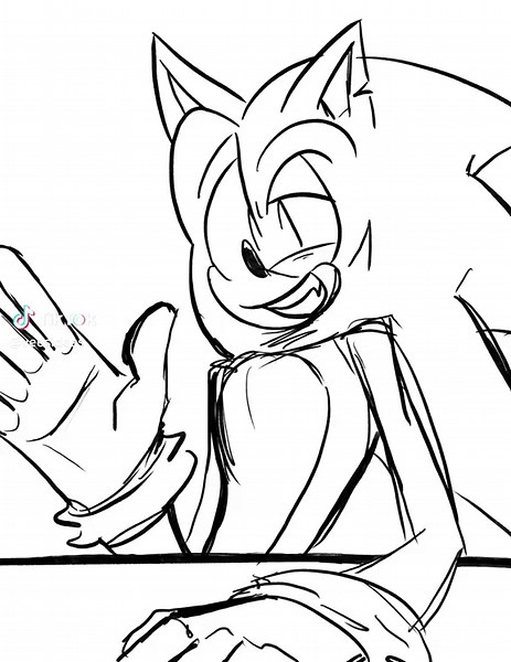 Creative Digital Art Featuring Sonic and Shadow Characters