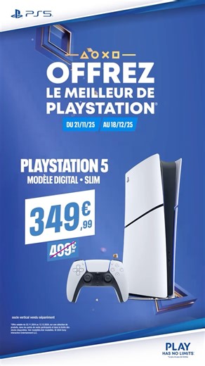 Micromania-Zing on Instagram: "Les PROMOS sur les PlayStation 5 continuent avec jusqu'à -150€ sur les consoles 💙 Rendez-vous dans nos magasins ou sur micromania.fr"