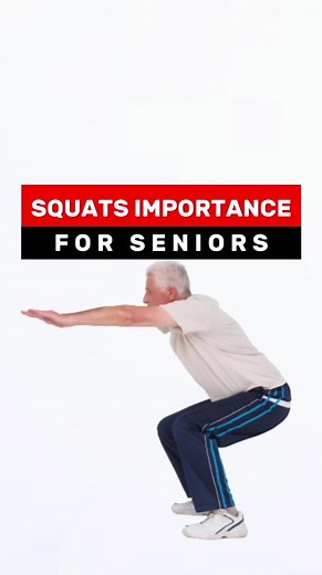 25K views · 491 reactions | Squats are important for seniors as they...