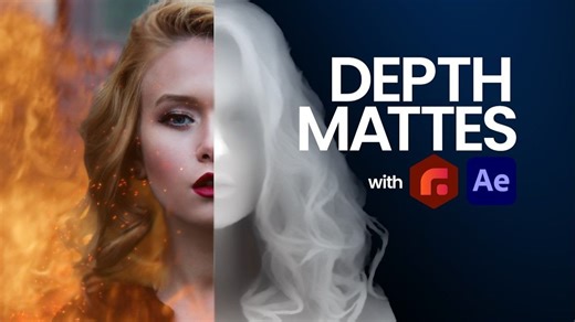 AI为视频生成深度通道 用于炫酷特效 - 视频后期技巧