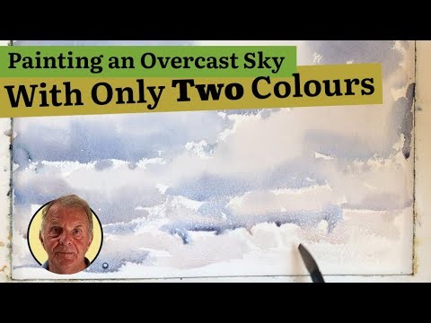 How Paint an Overcast Sky With Only Two Colours