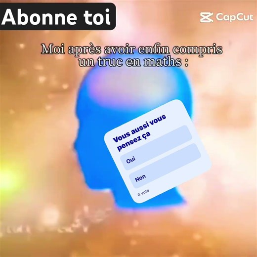 Moi en après avoir compris un exercice de maths #edit #absa #drôle
