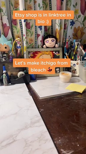 Creating Ichigo Mask Perler Beads | Bleach Anime Fan Art