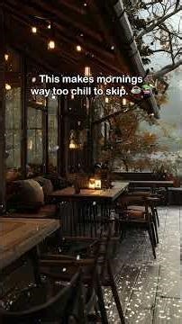 Slow winter mornings feel perfect with this soft café jazz. ☕📚