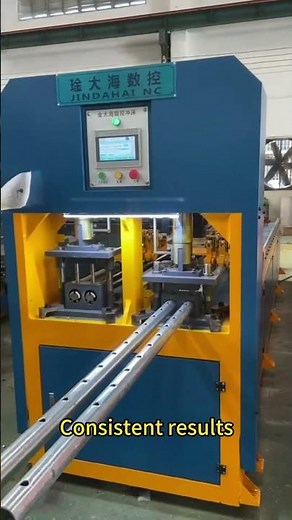 Stable & Precise CNC Punching Machine for Burr-Free Holes on Long Round Tubes
