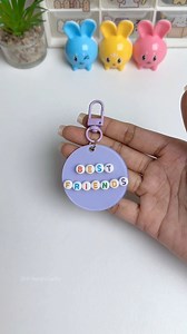 BFF Keychain DIY 💜 | DIY-hard Crafty