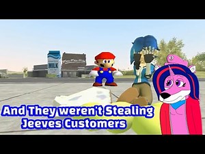 Princess Sword Heart Reacts to SMG4: Mario's Lemonade Stand