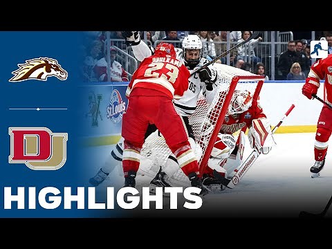 Western Michigan vs Denver | NCAA Hockey Frozen Four Semi Final | Highlights - April 10, 2025