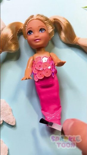 Create Your Own Tiny Mermaid Magic! 🫧 Fun DIY Craft 🌈 #DIY #SmartKids #Kids