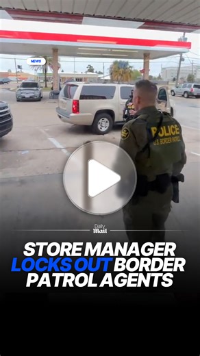 An assistant manager at a convenience store in Kenner, Louisiana, locked the door and refused entry to Border Patrol agents, including the agency’s commander, Gregory Bovino, after they approached the store. The agents did not have a warrant to enter the property, said the filmer, who added that both he and the business opposed the immigration enforcement operations being carried out across the United States. #usa #Louisiana | Daily Mail Australia