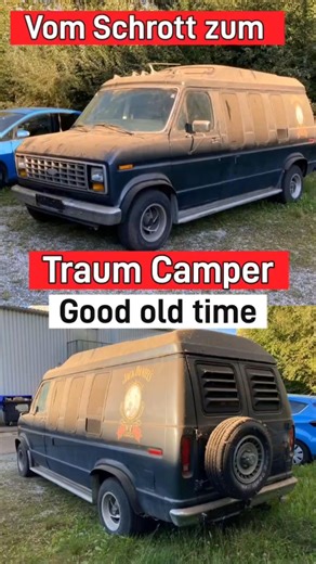 Ford Econoline Camper Van #automobile #classic #camping #fyp