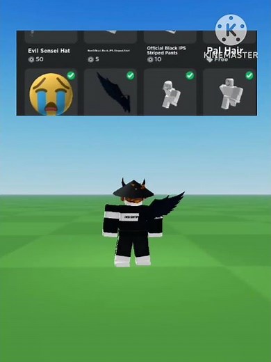 200robux Tryhard avatar for bedwars