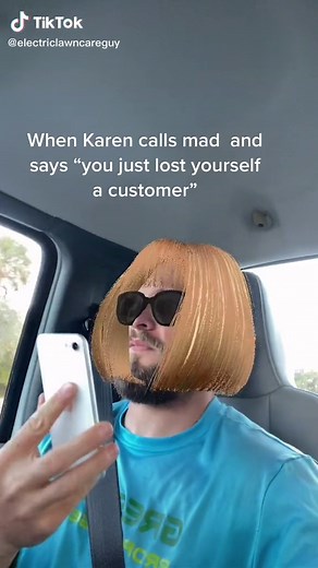 How you deal with unreasonable customers #customerservice #crazypeople #karen #lawncare #landscaping #electriclawncare #trending