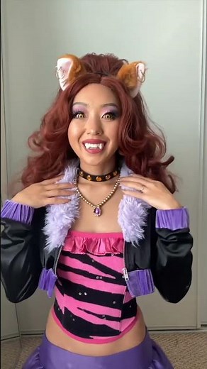 CLAWDEEN WOLF COSPLAY REVEAL! #monsterhigh #cosplay #grwm