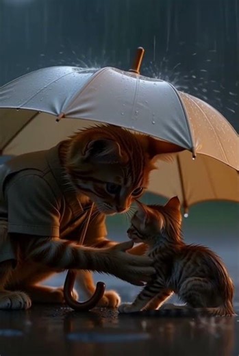 A Shivering Kitten Finally Noticed