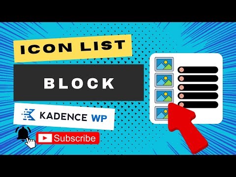 Kadence Blocks: Icon List