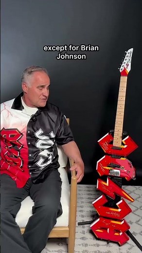 Custom Built AC/DC Signed Red Solid Body Electric Guitar | Heritage Auctions | HA.com/7407