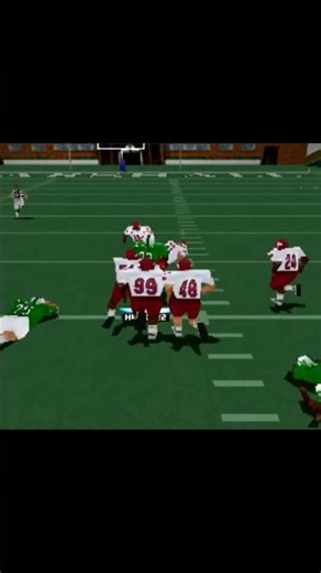 NCAA Football 2000: Finally ran forward 😂#ncaa #football #2000 #retrogaming #ncaafootball2000 #ps1