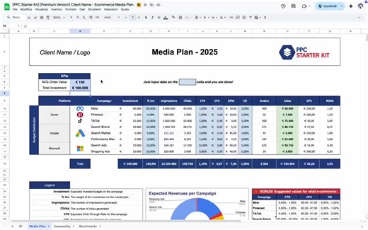 🚀 Simplify your Media Planning for pitches, clients, or internal use with this powerful template! 📄 As advertisers, we know that building an effective media plan can be a complex and… | Adriaan Dekker | 226 comments