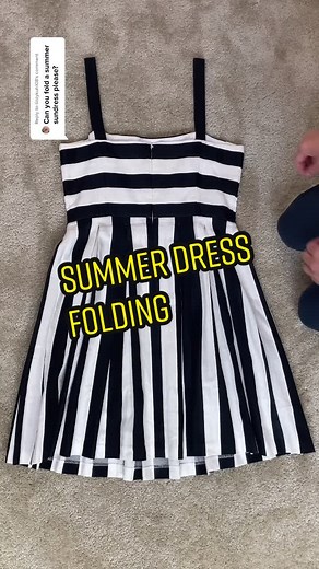 How to Fold a Summer Dress Easily