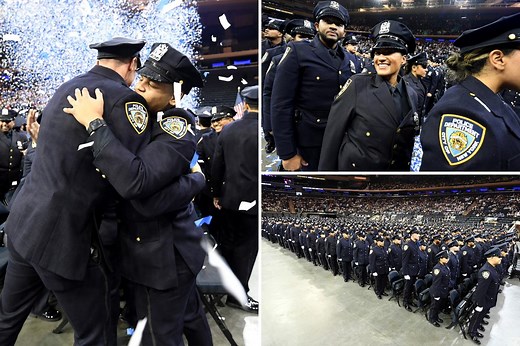 Largest NYPD graduating class since 2016 takes stage at MSG as force reverses recruiting woes : ‘A blessing to our city’