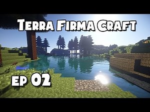 TerraFirmaCraft - #2 - Gold Panning + Making a Pick