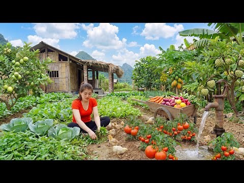 Farm Life: Day 7 Weeding Hoeing Creating Beds and Building Fences for Winter Vegetable Gardening