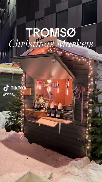 Tromsø Christmas Markets with Northern Lights