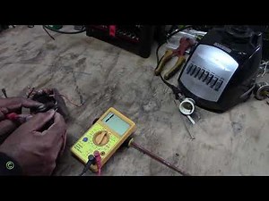 How to test a motor field winding for continuity