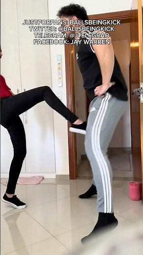 LEARNING HOW TO KICK TESTICLES