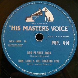 Don Lang And His Frantic Five - Red Planet Rock