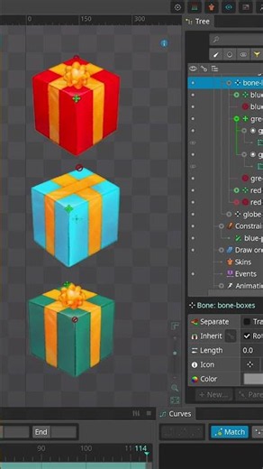 Spine 2.5D Animation - Creating Depth with 2D Boxes