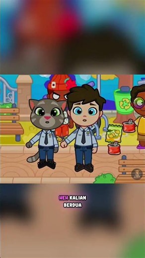 Ginger Shocked! Dontol & Hank Digging in Trash!🗑️ #tomworld #funny #gaming