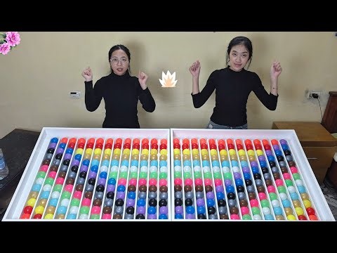 👫 Satisfying ASMR Gameplay | Two Players Sorting Color Balls 🔮