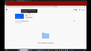 How to upload to Dropbox