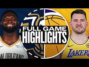 LAKERS vs PELICANS FULL GAME HIGHLIGHTS | MARCH 5, 2025 | LAKERS vs PELICANS HIGHLIGHTS Today 2K