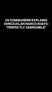 US COMMANDER EXPLAINS VENEZUELAN NARCO BOATS: “PERFECTLY ADMISSIBLE” Commander Parlatore explains the laws of war and what the public is getting confused about. @jackmposobiec | America's Voice News