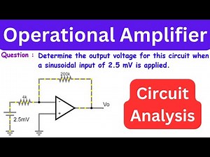How to find output voltage of inverting amplifier ? | Inverting Op-Amp | Operational Amplifier