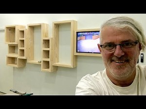 Wall Mounted Floating Box Shelves | How To DIY