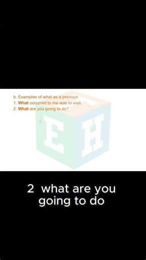 Uses of "What" with Examples