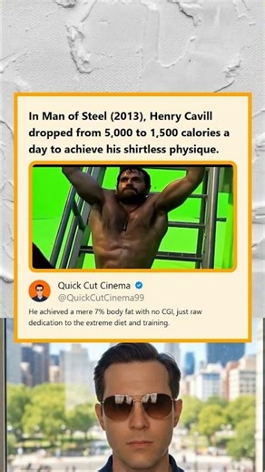 Man of Steel 2013 Henry Cavills Extreme Diet to Achieve 7 Body Fat